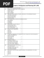 GATE Question Papers: Architecture and Planning 2011 (AR) : Q. 1 - Q. 25 Carry One Mark Each. Q.1