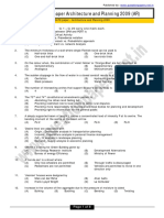 Gate Question Papers Download Architecture and Planning 2009 PDF