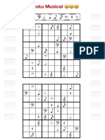 Crucigrama y Sudoku Musicales 1º Eso