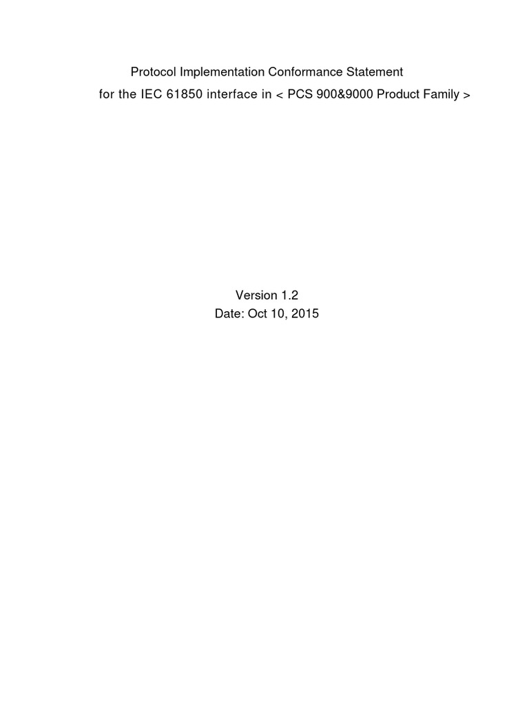 IEC 61850 Conformance Guide | PDF | Client–Server Model | Computer ...