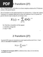 Z Transform PDF