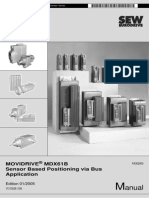 Manual. MOVIDRIVE MDX61B Sensor Based Positioning Via Bus Application. Edition 01 - 2005 FA362000 11313528 - EN