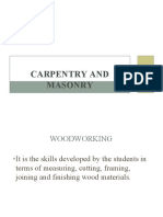 Carpentry and Masonry PDF