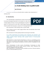 UNIT 4: Importance of Safe Drinking Water On Public Health: 4.0 Intended Learning Outcomes