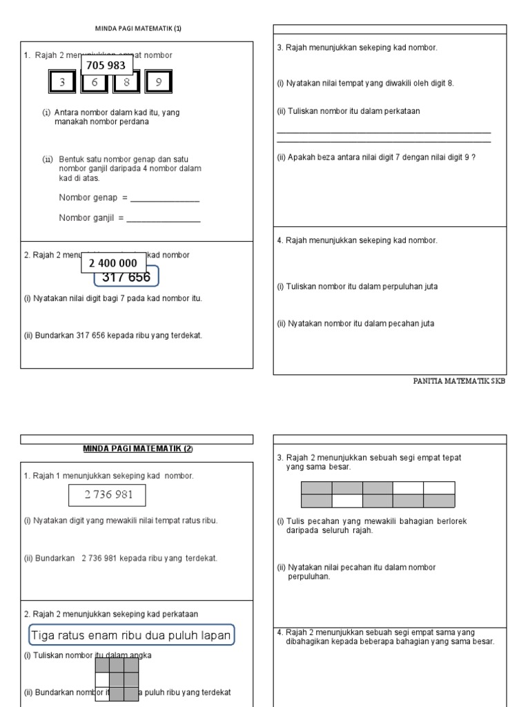 Minda Pagi Matematik Pdf