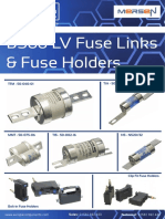 BS88 LV Fuse Links & Fuse Holders: TTM - 50-040-01 TIA - 50-001-01