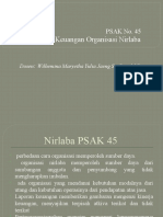 PSAK 45 Organisasi Nirlaba