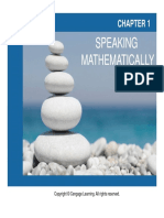 Speaking Mathematically Speaking Mathematically
