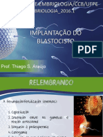 Clase - 04 - Implantación Del Blastocisto PDF