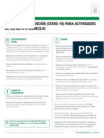 Medidas de Prevencion para Actividades de Reparto A Domicilio