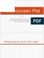 Perencanaan Plat 1 Arah (Struktur Beton 2) - 2 Juni 2020 - Etri PDF