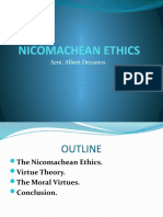 Nicomachean Ethics: Sem. Albert Decamos