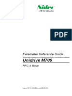 Manual Unidrive M700 - Parameters Guide RFC-A Modus PDF