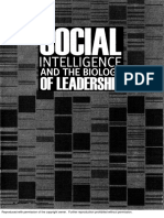 Social Intelligence and The Biology