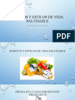 Diapositivas Habitos y Estilos de Vida Saludable