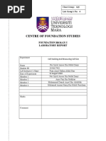 Bio Lab Report Exp - 2 (Group 1 S15) PDF