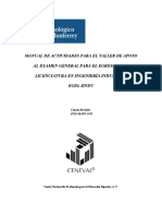 Manual de Actividades para El Taller de Ceneval Iis - Em17 PDF