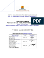 JCC-P3-IK-00 INSTRUKSI KERJA Penyambungan Steel Pada Mesin Cabling