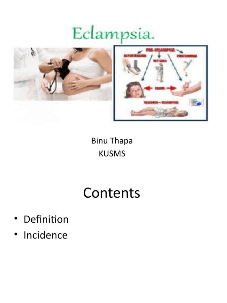 Stages and Management of Eclampsia | PDF | Childbirth | Coma