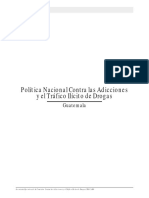 Política Nacional Contra Las Adicciones y El Tráfico Ilícito de Drogas PDF