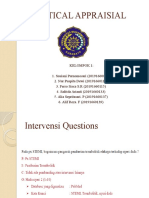 Kelompok 1 Critical Appraisial