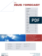 FocusEconomics Consensus Forecast Asia - November 2010