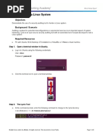 Lab - Hardening a Linux System