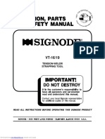 Tension-Weld® Strapping Tool: Downloaded From Manuals Search Engine