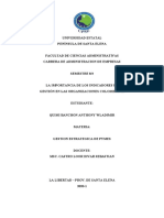 La Importancia de Los Indicadores de Gestiòn (Quimi Anthony)