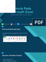 Microsoft Excel 2 - Formula