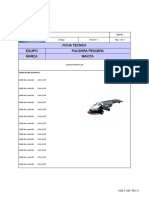 Ficha Tecnica Pulidora Pequeña