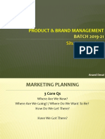  Product and Brand Management Situation Analysis