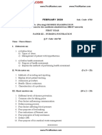 (LQ 1012) Sub. Code: 4703 B.Sc. (Nursing) Degree Examination First Year Paper Iii - Nursing Foundation