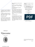 Vipassana - Folheto-PT 2011