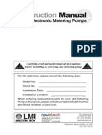 LMI Series AA-B-C-E-J-P Metering Pumps Manual PDF