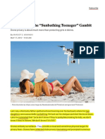 Drones and privacy beyond sunbathing