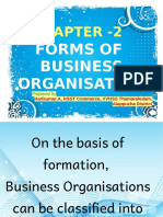 Xi BS CH 2 Forms of Business Organisation PDF