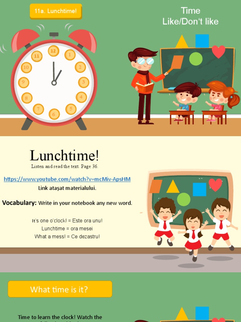 3th Grade. Lunchtime | PDF