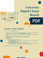 University Digital Choice Boards by Slidesgo