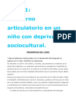 CASO 1. Trastorno Articulatorio Con Deprivación Sociocultural