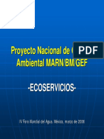 Proyecto Nacional de Gestión Ambiental MARNBMGEF - ECOSERVICIOS