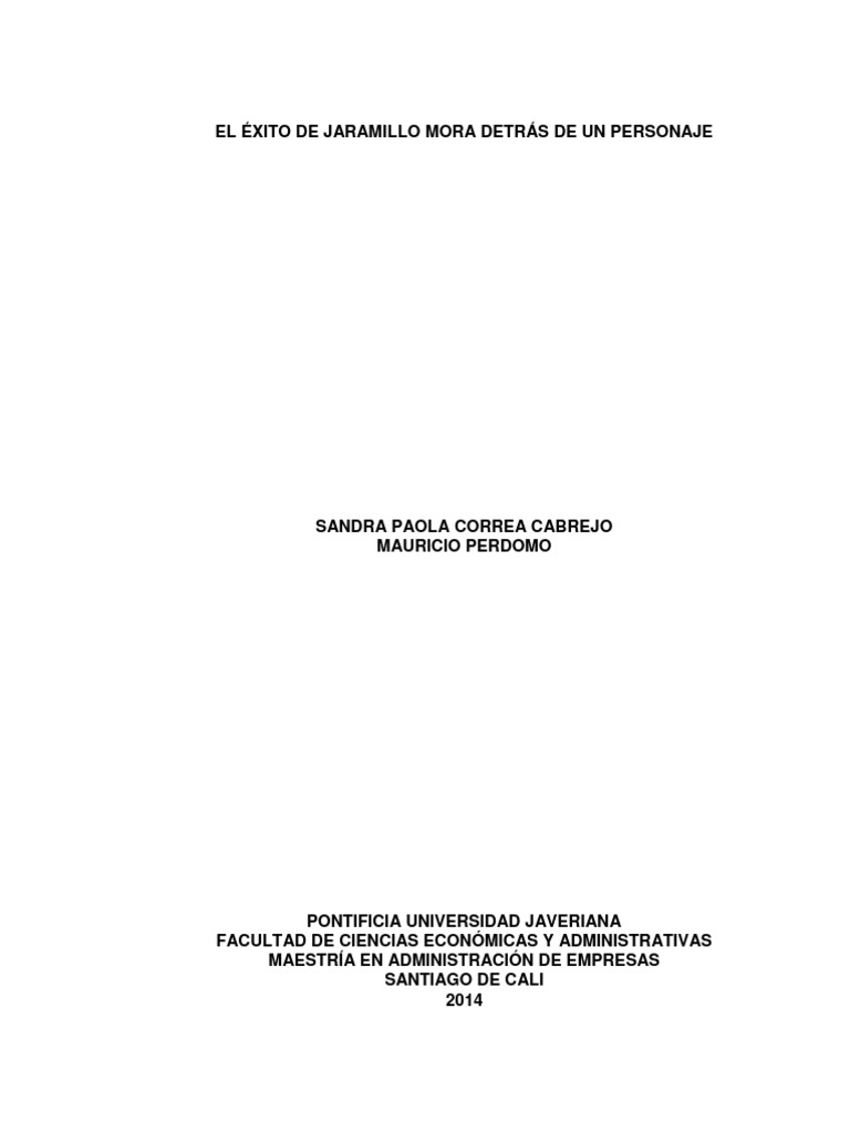Caso Jaramillo Mora PDF Iniciativa empresarial Toma de decisiones