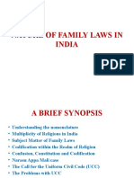 Nature of Family Laws
