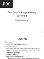 Net Centric Programming: Adeel-ur-Rehman