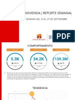 Reporte Semanal - Septiembre 21 - 27