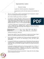 Experimental Stress Analysis of Photoelastic Coatings