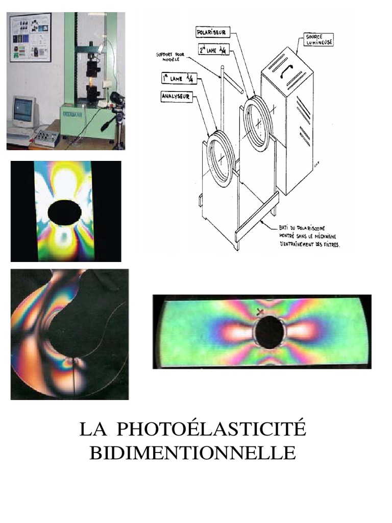 Photoélasticité et Biréfringence en 2D | PDF | Polarisation (optique ...