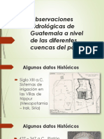 HISTORIA DE LA HIDROLOGÍA y El Ciclo Hidrológico