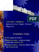 Concept Summary: Batesville High School Physics