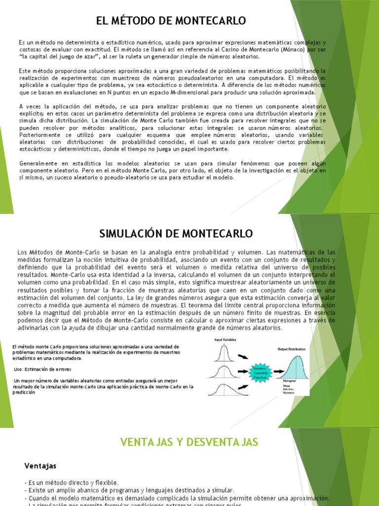 Simulación y Método de Monte Carlo | PDF | Método Monte Carlo | Simulación